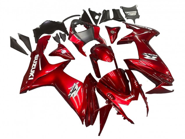 Acquista Carena Moto Suzuki GSXR 600 / GSXR 750 2011-2024 - Rosso Bianco Decal