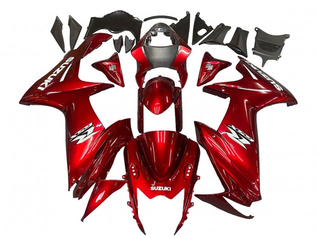 Acquista Carena Moto Suzuki GSXR 600 / GSXR 750 2011-2024 - Rosso Bianco Decal