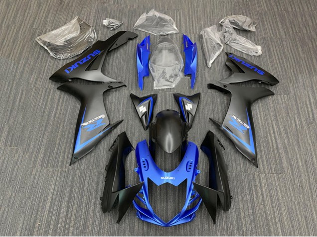 Acquista Kit Carena Moto Suzuki GSXR 600 / GSXR 750 2011-2024 - Blu Nero Opaco