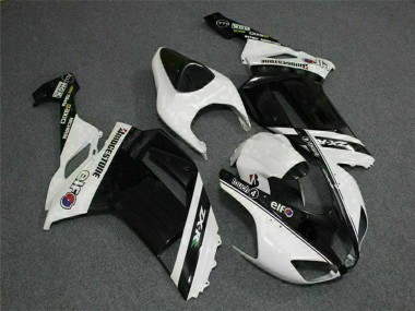 Acquista Carena Moto Kawasaki ZX6R 2007-2008 - Nero Bianco Elf