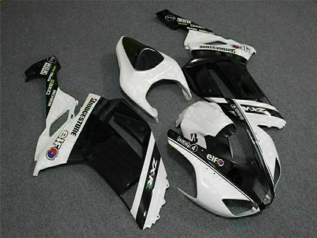 Acquista Carena Moto Kawasaki ZX6R 2007-2008 - Nero Bianco Elf