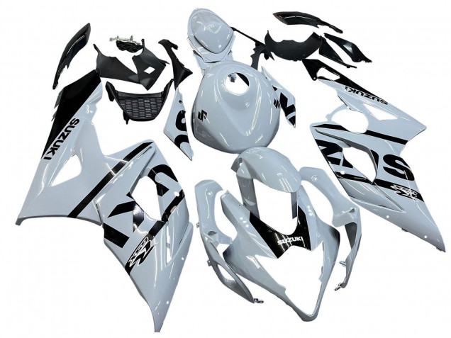 Acquista Carena Moto Suzuki GSXR 1000 2005-2006 - Bianco Nero