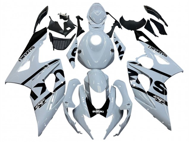 Acquista Carena Moto Suzuki GSXR 1000 2005-2006 - Bianco Nero