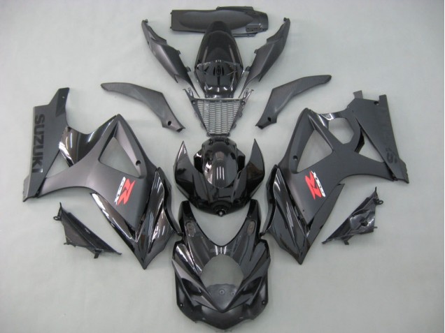 Acquista Carena Moto Suzuki GSXR 1000 2007-2008 - Nero Opaco Nero Lucido