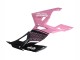 Acquista Carena Moto Kawasaki Ninja 400 2018-2024 - Rosa Nero Opaco Honeycomb
