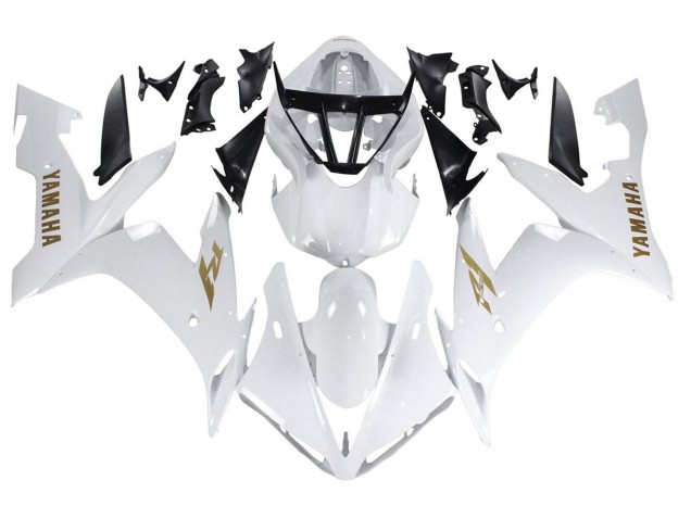 Acquista Carena Moto Yamaha YZF 1000 R1 2004-2006 - Bianco Oro Decals
