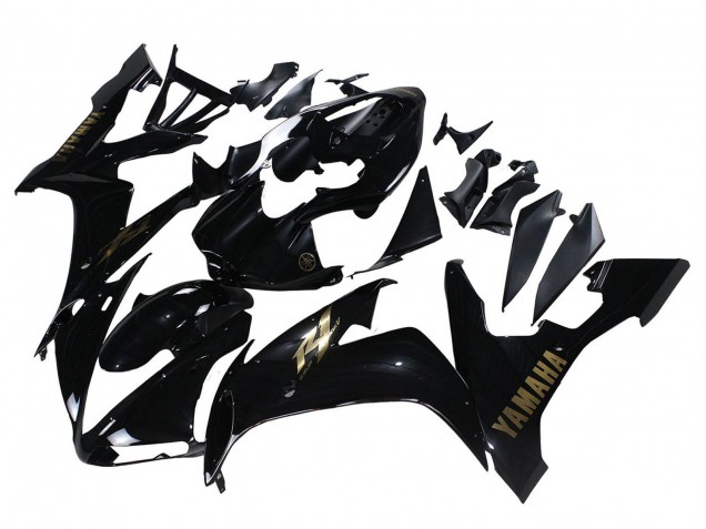 Acquista Carena Moto Yamaha YZF 1000 R1 2004-2006 - Nero Lucido Oro Decals
