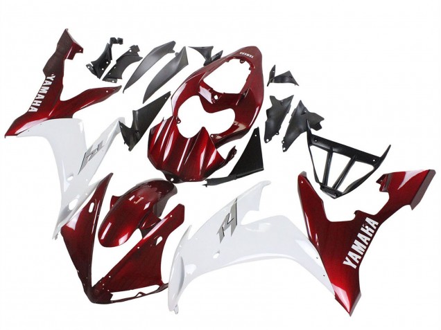 Acquista Carena Moto Yamaha YZF 1000 R1 2004-2006 - Rosso Bianco