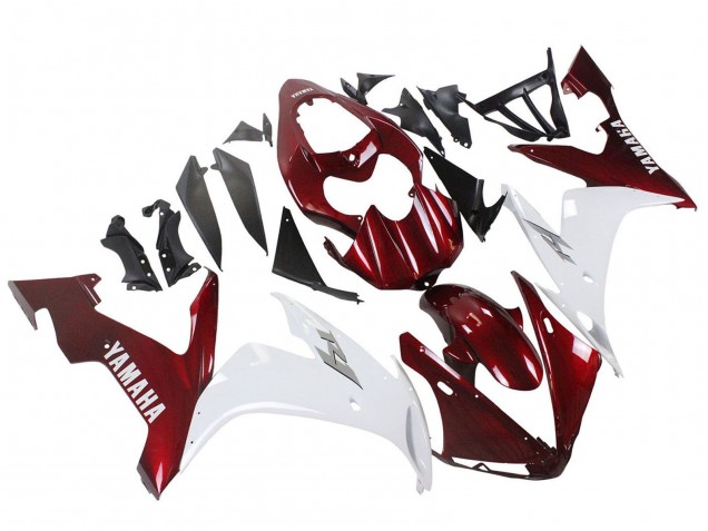 Acquista Carena Moto Yamaha YZF 1000 R1 2004-2006 - Rosso Bianco