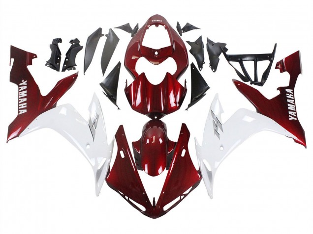 Acquista Carena Moto Yamaha YZF 1000 R1 2004-2006 - Rosso Bianco