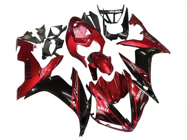 Acquista Carena Moto Yamaha YZF 1000 R1 2004-2006 - Rosso Nero Lucido