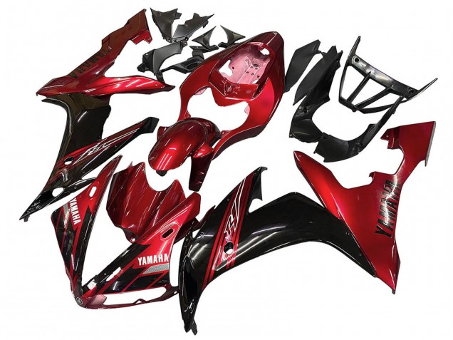 Acquista Carena Moto Yamaha YZF 1000 R1 2004-2006 - Rosso Nero Lucido