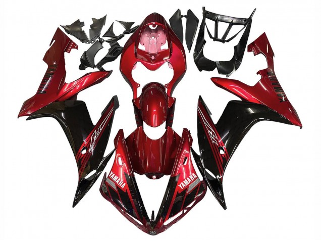 Acquista Carena Moto Yamaha YZF 1000 R1 2004-2006 - Rosso Nero Lucido