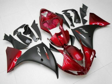 Acquista Carena Moto Yamaha YZF 1000 R1 2009-2011 - Rosso Nero Opaco