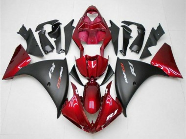 Acquista Carena Moto Yamaha YZF 1000 R1 2009-2011 - Rosso Nero Opaco
