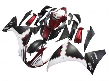 Acquista Carena Moto Yamaha YZF 1000 R1 2009-2011 - Rosso Bianco Nero Opaco