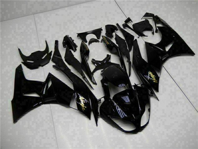 Acquista Carena Moto Kawasaki ZX6R 2009-2012 - Nero Lucido Oro Ninja