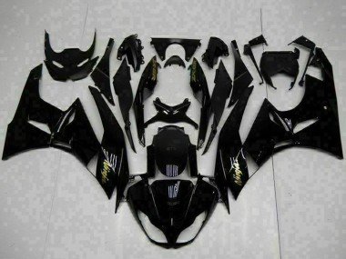 Acquista Carena Moto Kawasaki ZX6R 2009-2012 - Nero Lucido Oro Ninja