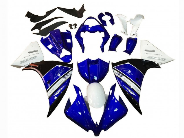 Acquista Carena Moto Yamaha YZF 1000 R1 2012-2014 - Bianco Blu Nero
