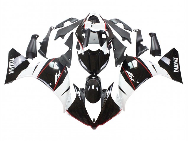 Acquista Carena Moto Yamaha YZF 1000 R1 2012-2014 - Bianco Rosso Nero Lucido
