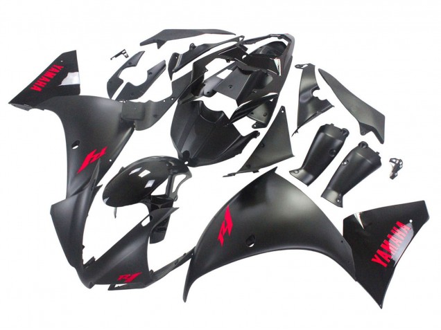 Acquista Carena Moto Yamaha YZF 1000 R1 2012-2014 - Nero Lucido Nero Opaco Rosso