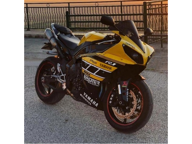 Acquista Carena Moto Yamaha YZF 1000 R1 2012-2014 - Giallo Bianco Nero