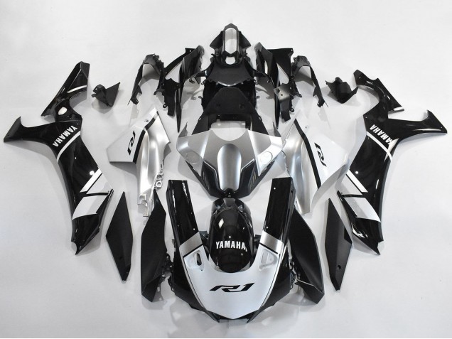 Acquista Carena Moto Yamaha YZF 1000 R1 2020-2025 - Argento Bianco Nero Lucido