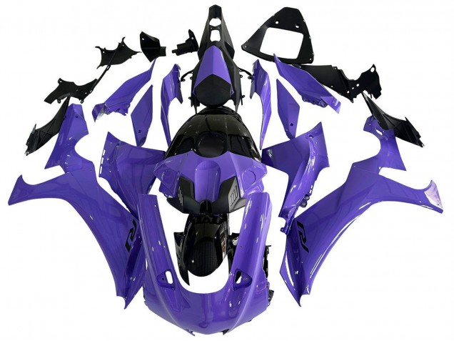 Acquista Carena Moto Yamaha YZF 1000 R1 2020-2025 - Viola Nero Lucido
