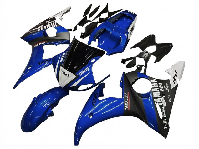 Acquista Carena Moto Yamaha YZF R6 2003-2004 - Blu Bianco Nero Lucido Yamalube