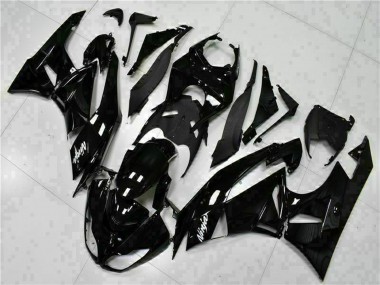 Acquista Carena Moto Kawasaki ZX6R 2009-2012 - Nero Lucido Bianco Ninja