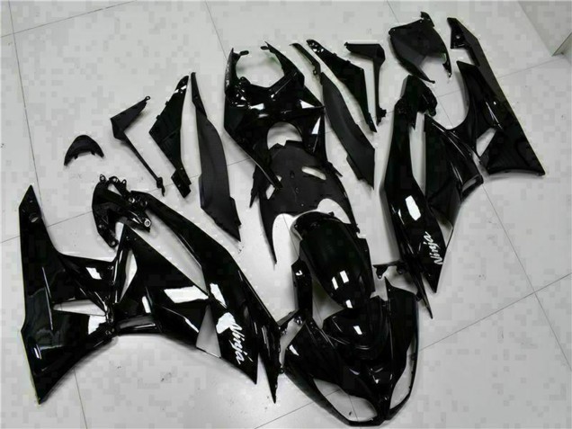 Acquista Carena Moto Kawasaki ZX6R 2009-2012 - Nero Lucido Bianco Ninja