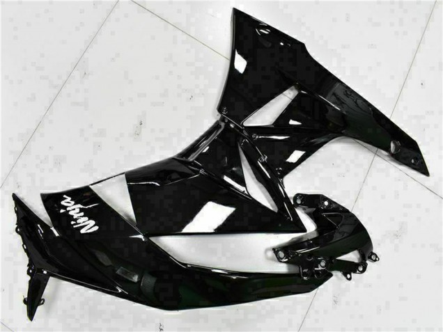 Acquista Carena Moto Kawasaki ZX6R 2009-2012 - Nero Lucido Bianco Ninja