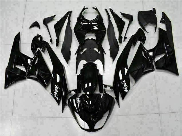 Acquista Carena Moto Kawasaki ZX6R 2009-2012 - Nero Lucido Bianco Ninja