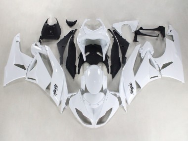 Acquista Carena Moto Kawasaki ZX6R 2009-2012 - Bianco Nero Ninja