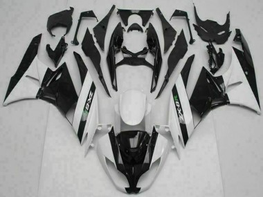 Acquista Carena Moto Kawasaki ZX6R 2009-2012 - Nero Lucido Bianco