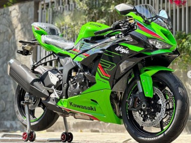 Acquista Carena Moto Kawasaki ZX6R 2019-2022 - Verde Nero Lucido Rosso