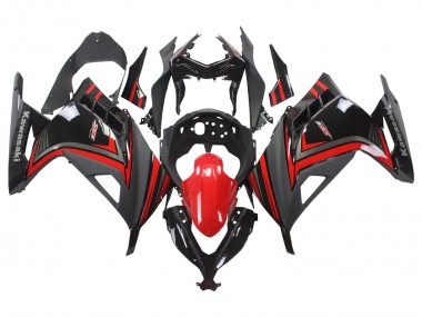 Acquista Carena Moto Kawasaki EX300 2013-2024 - Rosso Nero