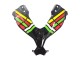 Acquista Carena Moto Kawasaki EX300 2013-2024 - Nero Lucido Giallo Rosso Verde Blu Bianco