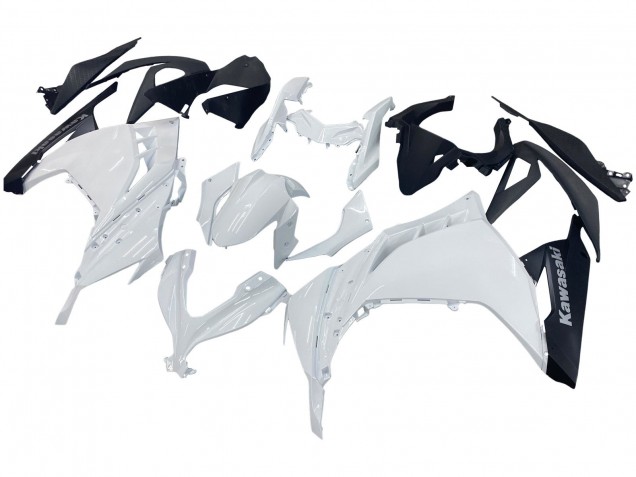 Acquista Carena Moto Kawasaki EX300 2013-2024 - Bianco Nero