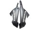 Acquista Carena Moto Kawasaki EX300 2013-2024 - Bianco Nero
