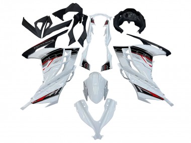 Acquista Carena Moto Kawasaki EX300 2013-2024 - Bianco Rosso Nero