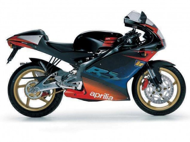Acquista Carena Moto Aprilia RS125 2000-2005 - Nero Rosso Argento