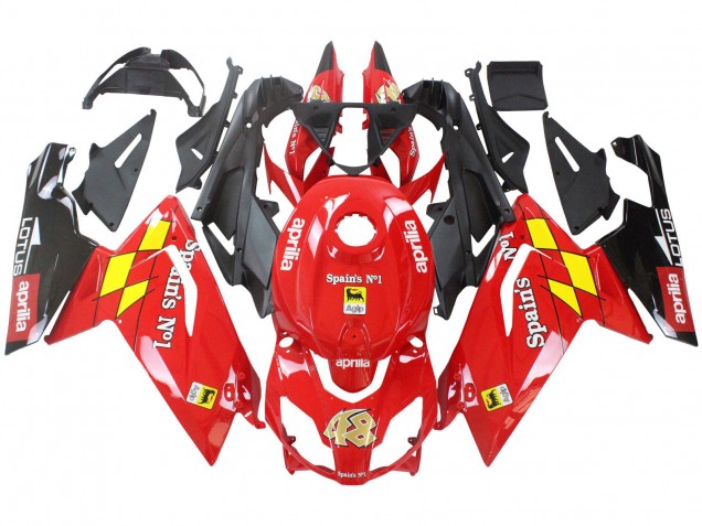 Acquista Carena Moto Aprilia RS125 2006-2011 - Rosso Bianco Giallo Nero