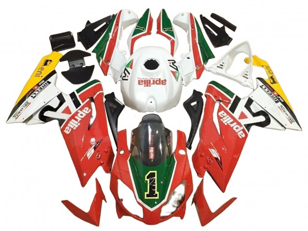 Acquista Carena Moto Aprilia RS125 2006-2011 - Bianco Rosso Verde
