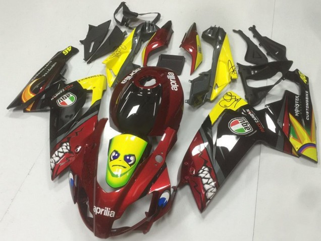 Acquista Carena Moto Aprilia RS125 2006-2011 - Rosso Giallo Nero Squalo