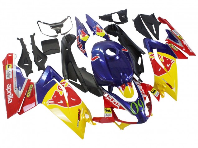 Acquista Carena Moto Aprilia RS125 2006-2011 - Giallo Blu Scuro Red Bull