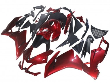 Acquista Carena Moto Aprilia RS4 50 125 2012-2018 - Rosso Nero Opaco