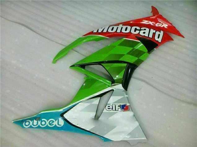Acquista Carena Moto Kawasaki ZX6R 2009-2012 - Verde Bianco Rosso Nero Blu Motocard