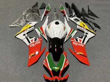 Acquista Carena Moto Aprilia RS4 50 125 2012-2018 - Bianco Rosso Verde Giallo
