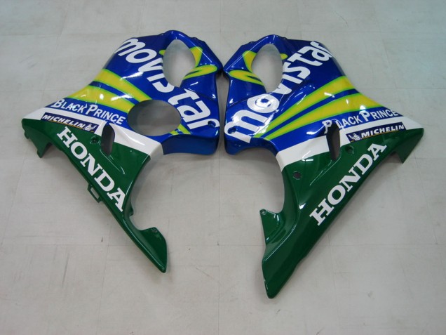 Acquista Carena Moto Honda CBR600 F4i 2004-2007 - Blu Giallo Verde MoviStar